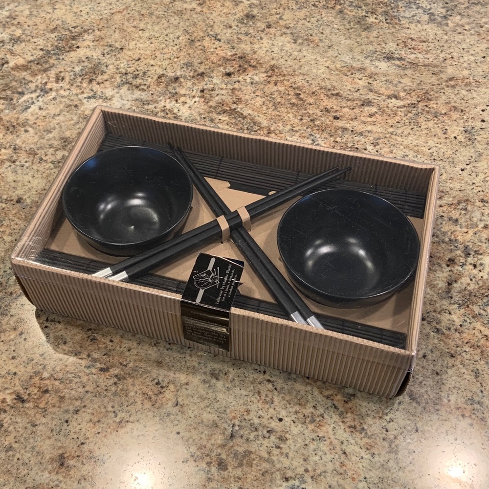 Rice Bowl and Chopstick Set